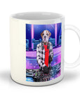 Taza personalizada para mascota 'El DJ masculino'