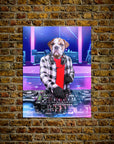 Póster Mascota personalizada 'The Male DJ'