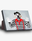 Lienzo personalizado para mascotas 'The Mime'