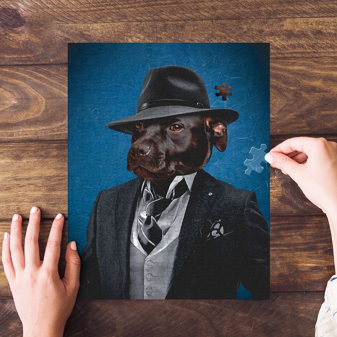 Puzzle personalizado para mascotas &#39;El Mafioso&#39;