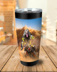 Vaso personalizado 'El piloto de motocross'