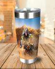 Vaso personalizado 'El piloto de motocross'