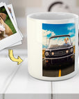 Taza personalizada para mascotas 'The Classic Woofstang'