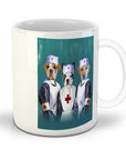 Taza Personalizada con 3 Mascotas 'Las Enfermeras'