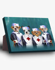 Lienzo personalizado para 4 mascotas 'The Nurses'