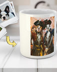 Taza Personalizada para 2 Mascotas 'Los Piratas'