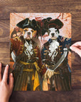 Puzzle personalizado de 2 mascotas 'Los Piratas'