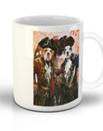 Taza personalizada con 3 mascotas 'Los Piratas'