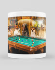 Taza personalizada con 5 mascotas 'The Pool Players'