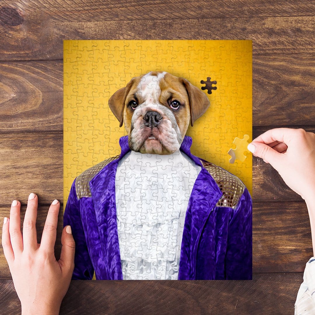 Puzzle personalizado para mascotas &#39;El Príncipe-Doggo&#39;