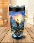 Vaso personalizado 'El lobo retro'