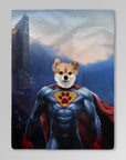 Manta personalizada para mascotas 'El Superperro' 