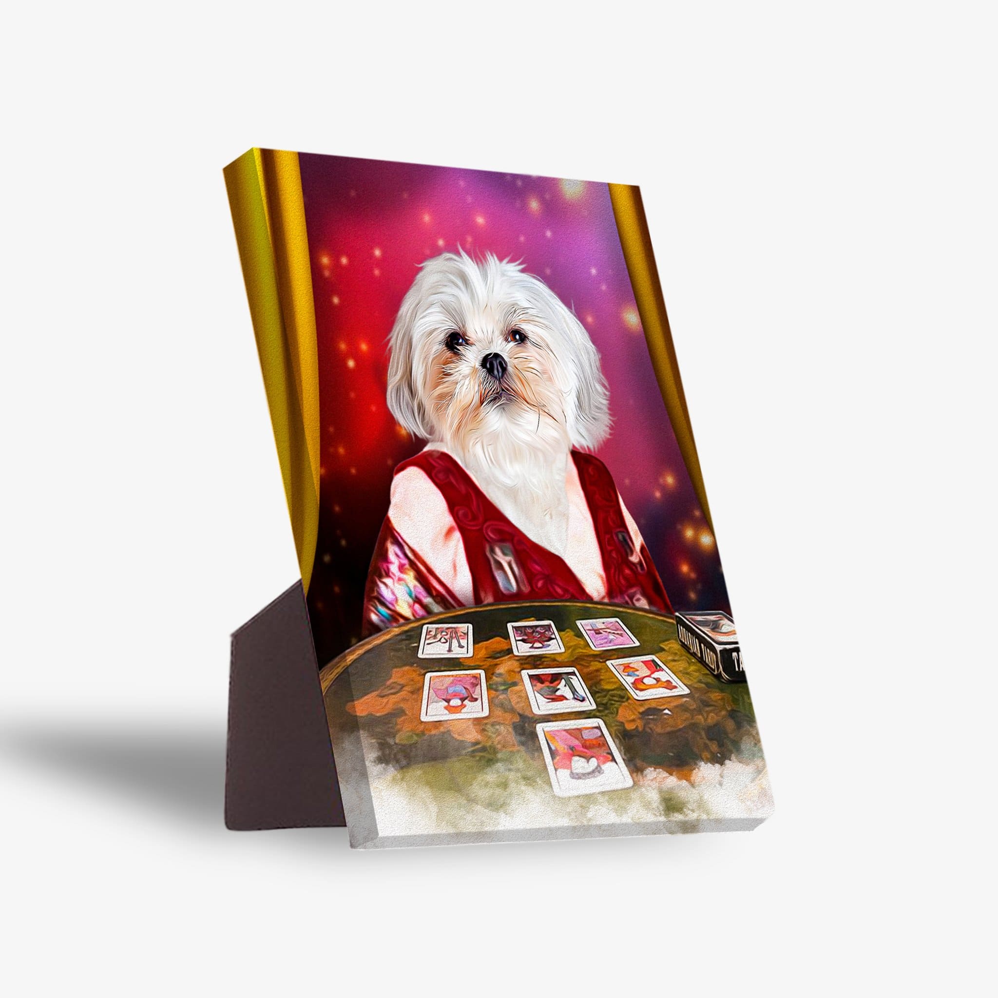 Lienzo personalizado para mascotas &#39;The Tarot Reader&#39;