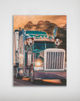 Póster personalizado con 2 mascotas 'The Truckers'