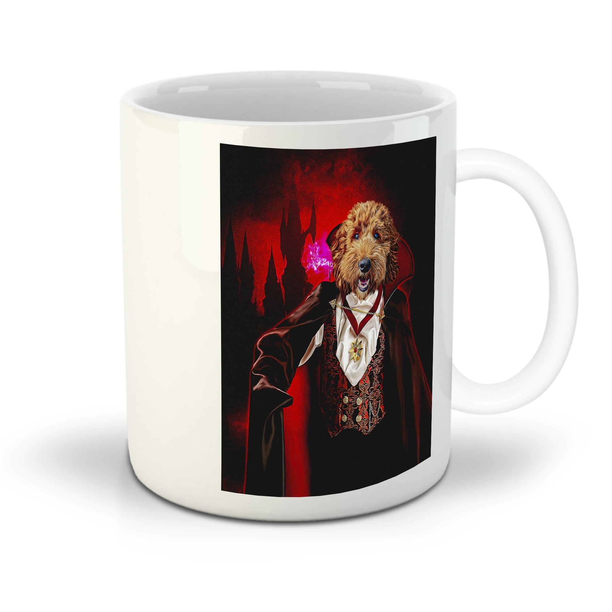 Taza Personalizada para Mascotas &#39;El Vampiro&#39;