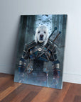 Lienzo personalizado para mascotas 'The Witcher Doggo'