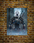 Póster Mascota personalizada 'The Witcher Doggo'