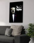 The Dogfather: lienzo personalizado para mascotas