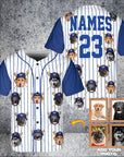 Jersey de béisbol personalizado de los perros azules de Toronto