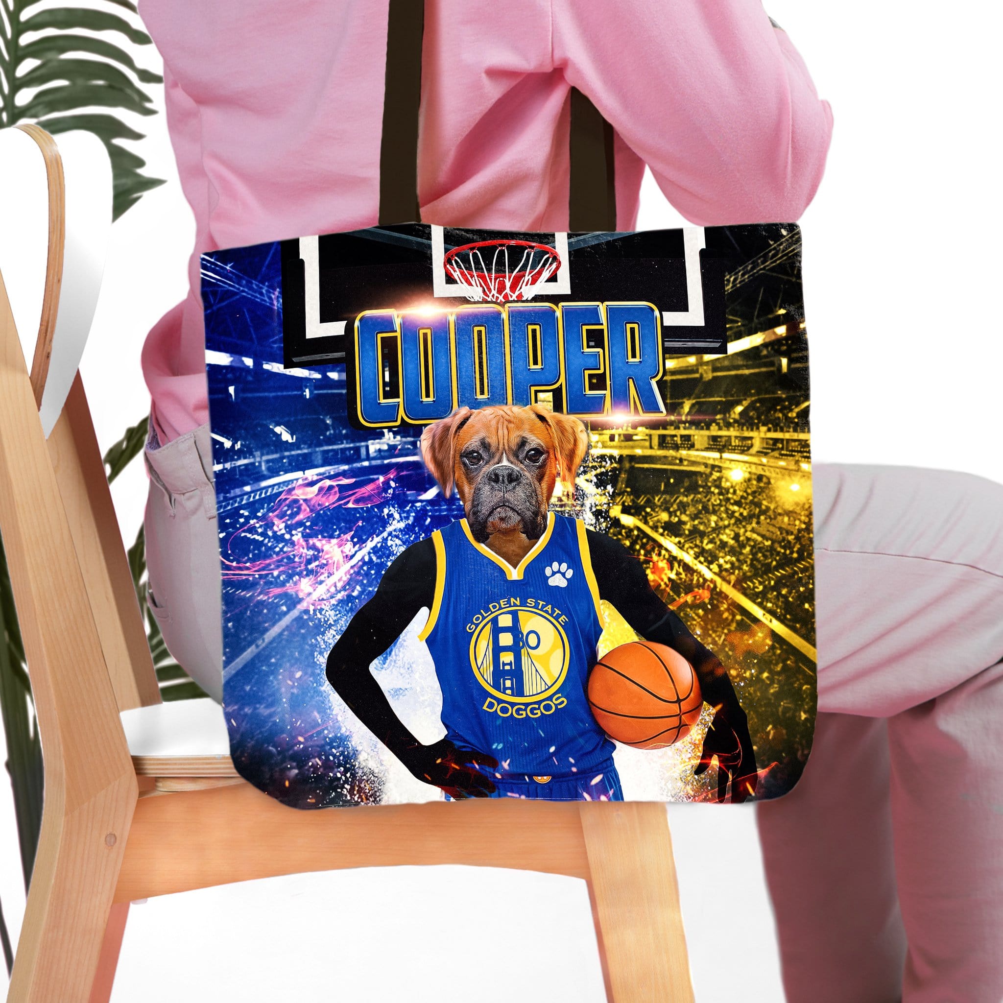 Bolsa de tela personalizada &#39;Golden State Doggos&#39;