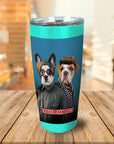 Trailer Park Dogs 2 Vaso personalizado para 2 mascotas