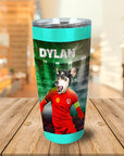 Vaso personalizado 'Wales Doggos Soccer'