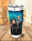 Vaso personalizado para 2 mascotas 'Juego de Huesos'