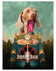 Póster personalizado para mascotas 'Jurassic Bark'