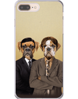 'The Woofice' Funda personalizada para teléfono con 2 mascotas