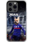 Funda para teléfono personalizada 'France Doggos Soccer'