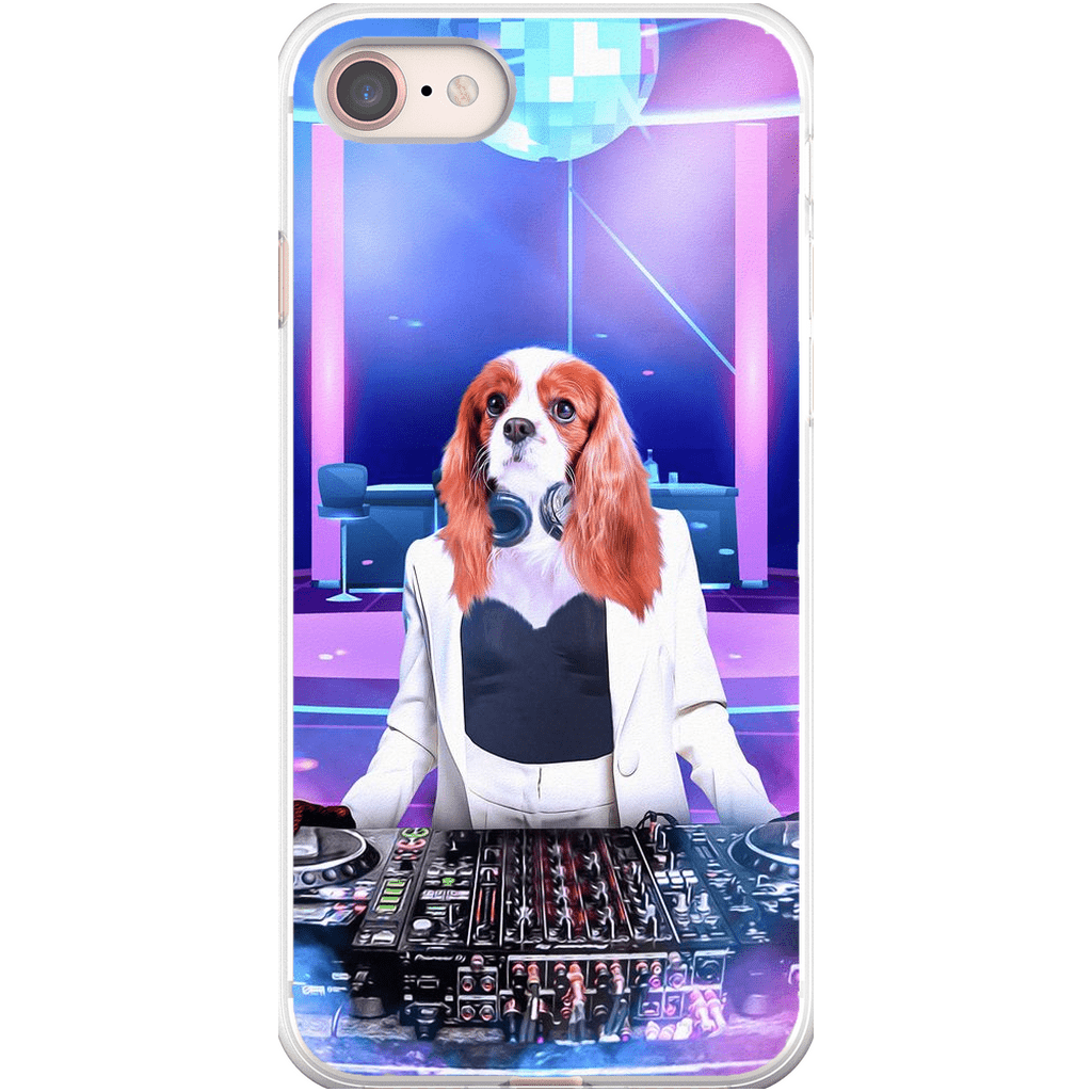 Funda para móvil personalizada &#39;La DJ femenina&#39;