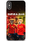 'Spain Doggos' Funda personalizada para teléfono con 2 mascotas