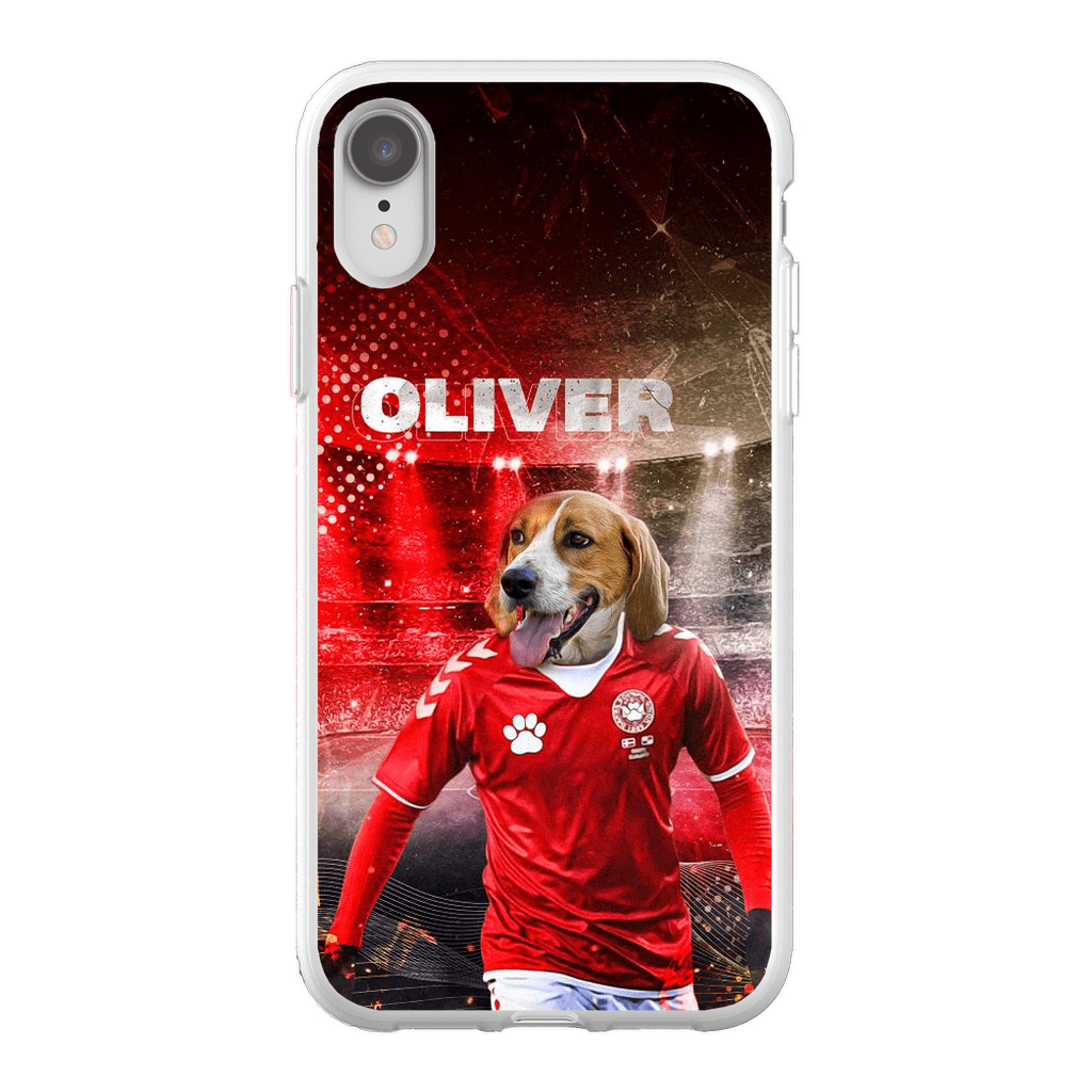 Funda para móvil personalizada &#39;Dinamarca Doggos Soccer&#39;