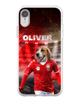 Funda para móvil personalizada 'Dinamarca Doggos Soccer'