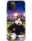 Funda para móvil personalizada 'El jugador de rugby'