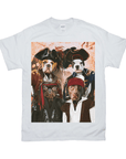 Camiseta personalizada con 4 mascotas 'Los Piratas'