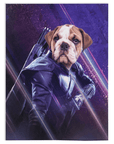 Manta personalizada para mascotas 'Hawkeye Doggo' 