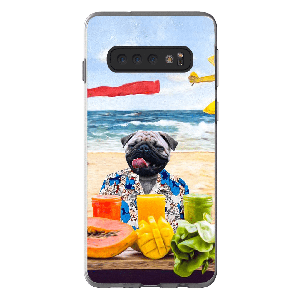 Funda para móvil personalizada &#39;El perro de la playa&#39;