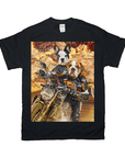 Camiseta personalizada con 2 mascotas 'Dogati Riders'