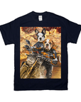 Camiseta personalizada con 2 mascotas 'Dogati Riders'