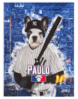 Manta personalizada para mascotas 'New York Yankees'