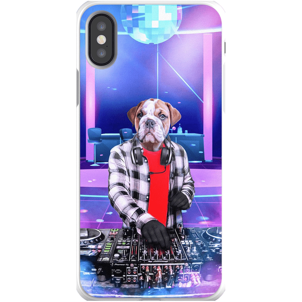 Funda para móvil personalizada &#39;El DJ masculino&#39;