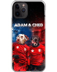 Funda personalizada para teléfono con 2 mascotas 'Czech Doggos'