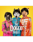 Póster personalizado de 3 mascotas 'The Doggo Beatles'