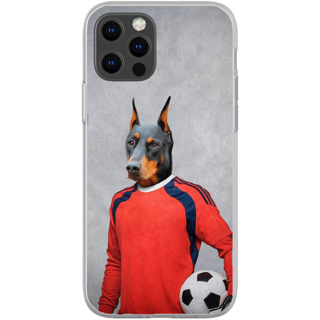 Funda para móvil personalizada &#39;El portero de fútbol&#39;