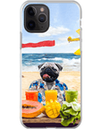 Funda para móvil personalizada 'El perro de la playa'