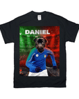 Camiseta personalizada para mascotas 'Italia Doggos Soccer'