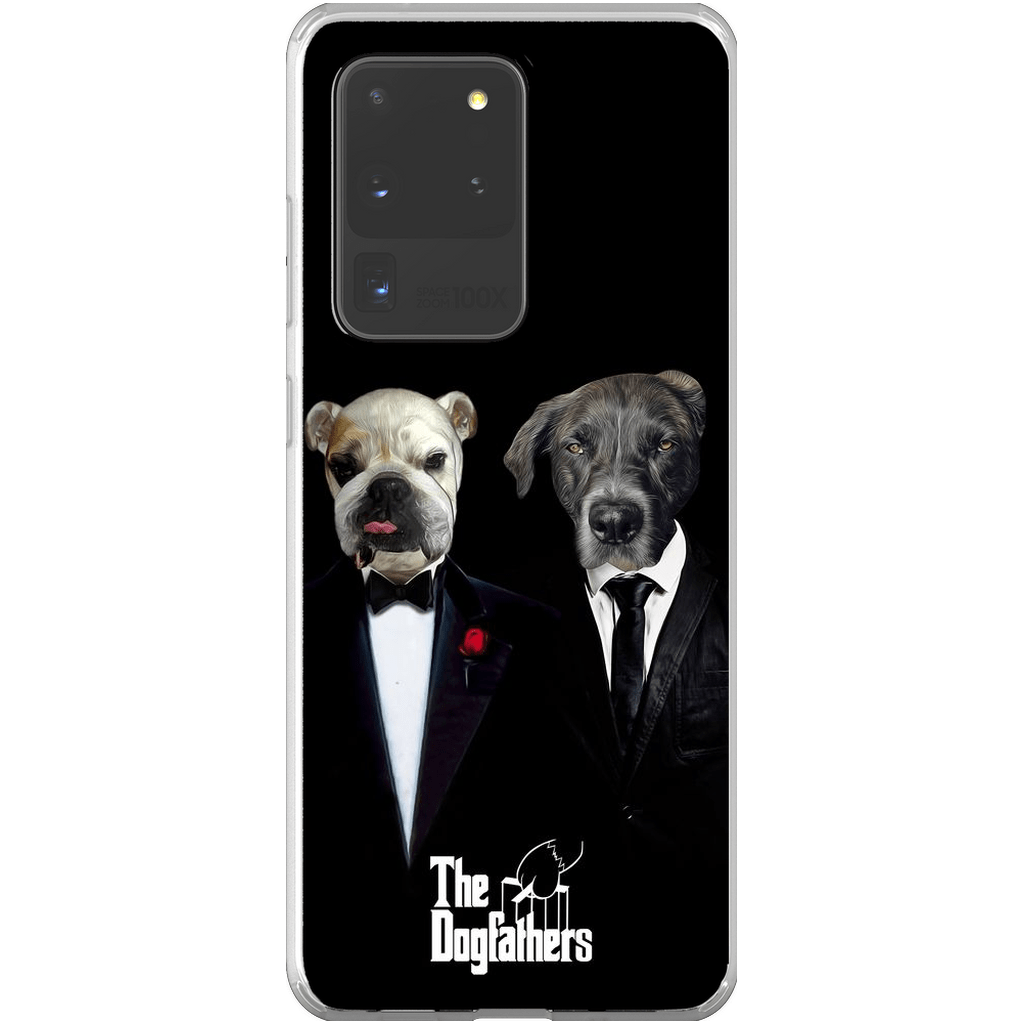 Funda personalizada para teléfono con 2 mascotas &#39;The Dogfathers&#39;