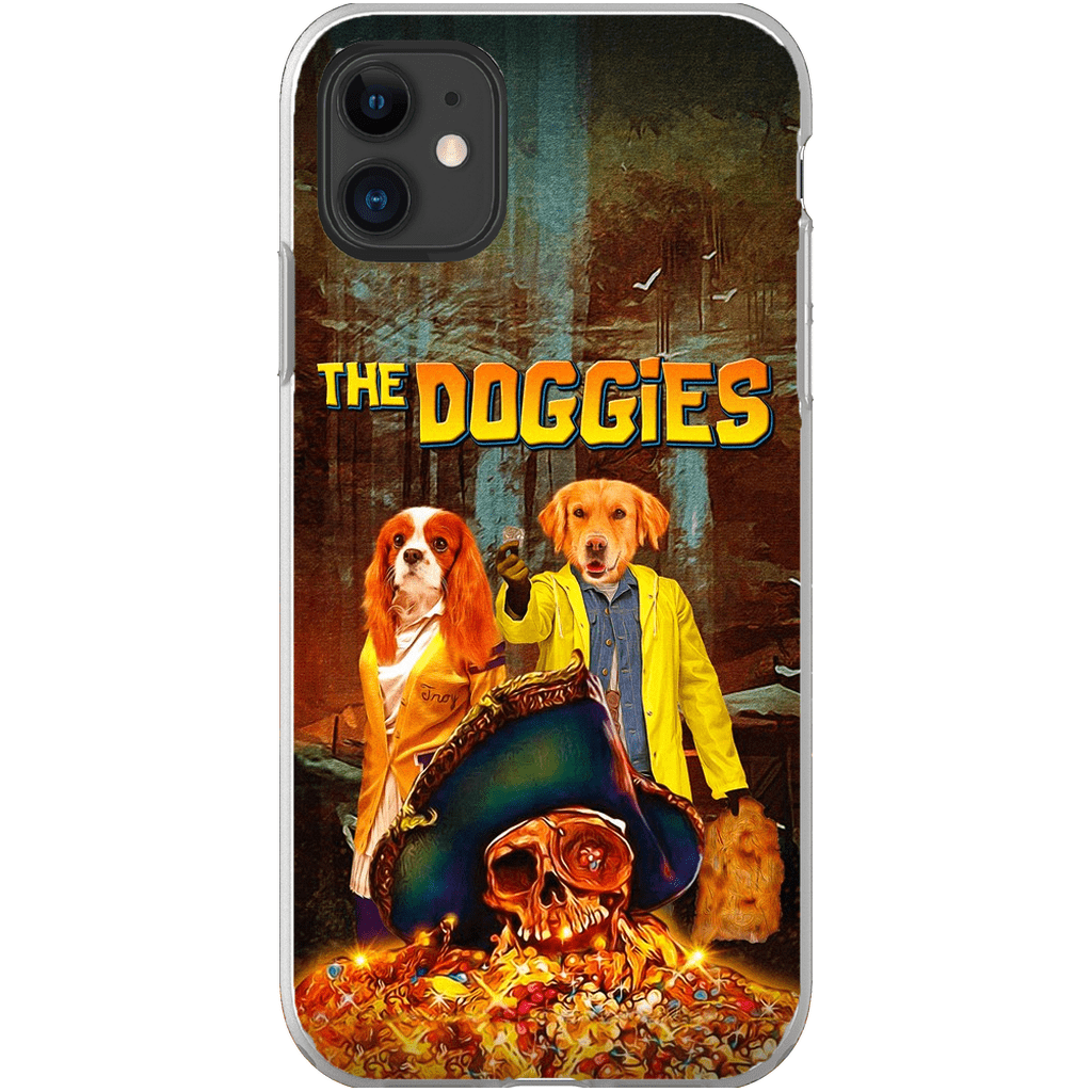 Funda personalizada para teléfono con 2 mascotas &#39;The Doggies&#39;