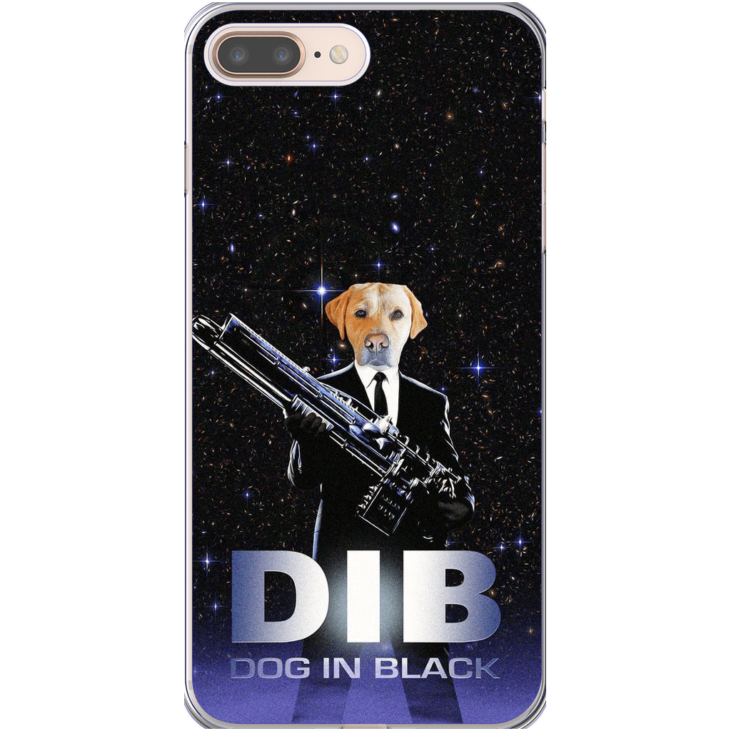 Funda para móvil personalizada &#39;Perro de negro&#39;